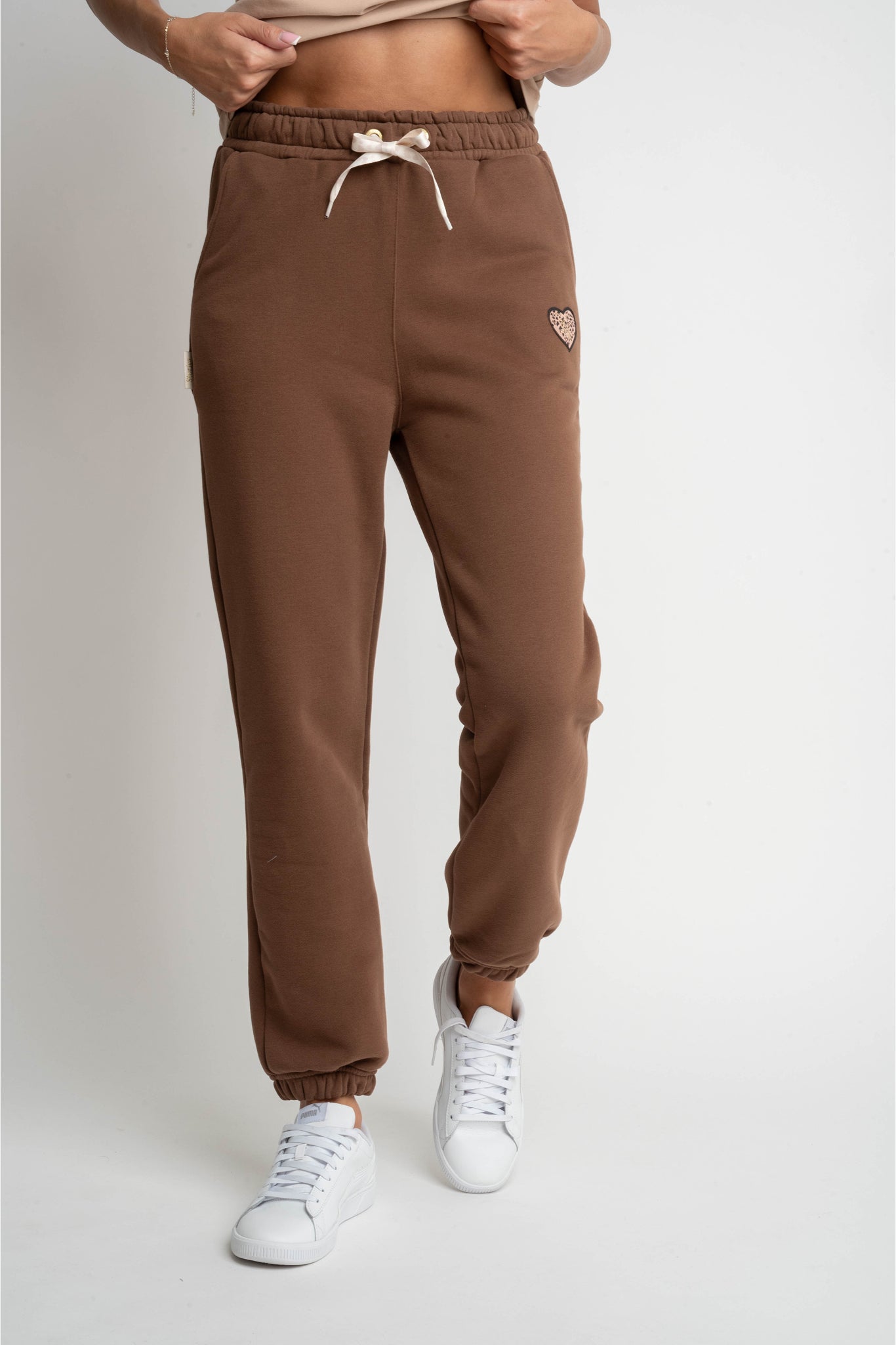 BROWN SWEATPANTS - HARUKA