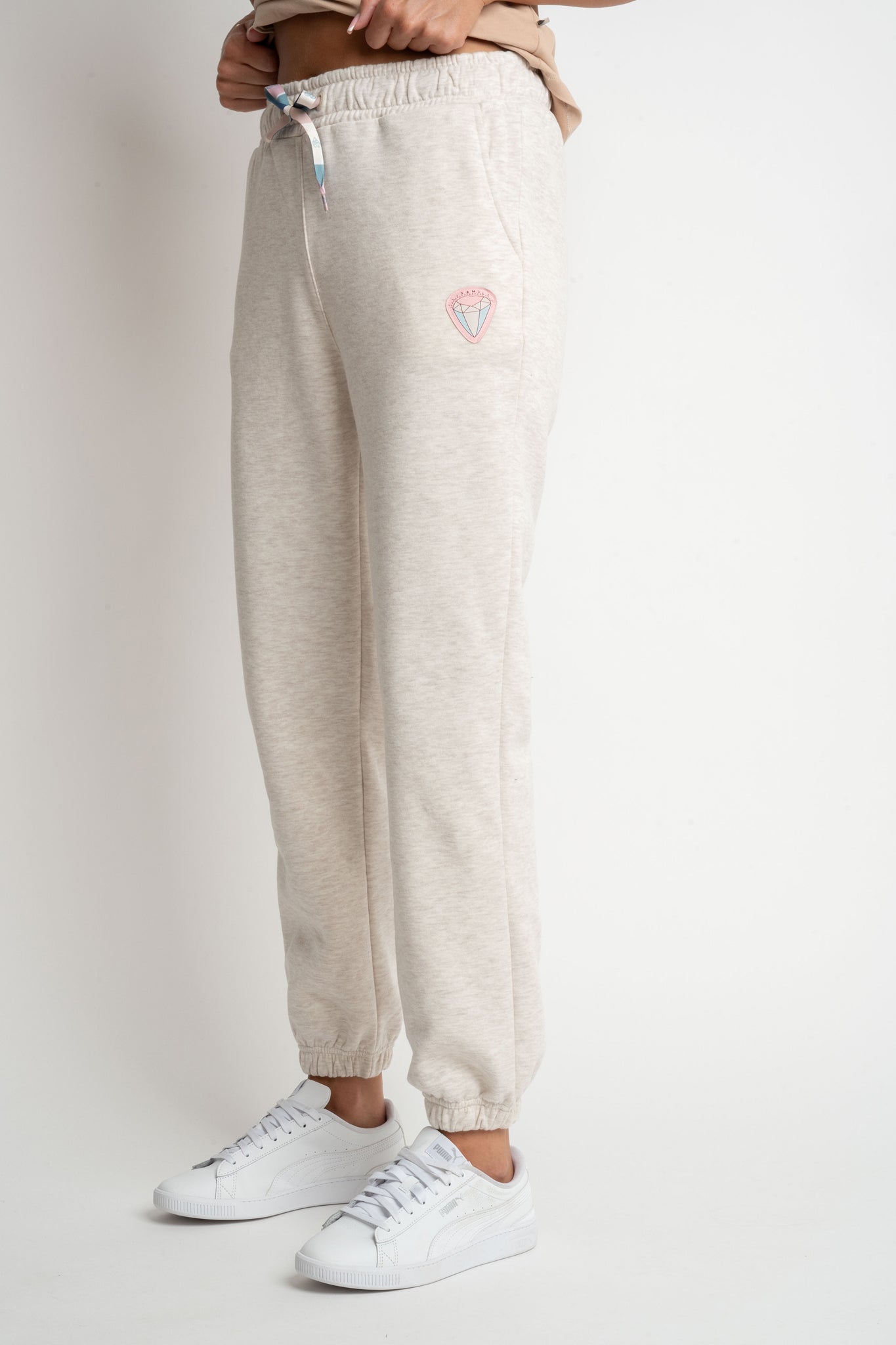 LIGHT GREY SWEATPANTS - HARUKA