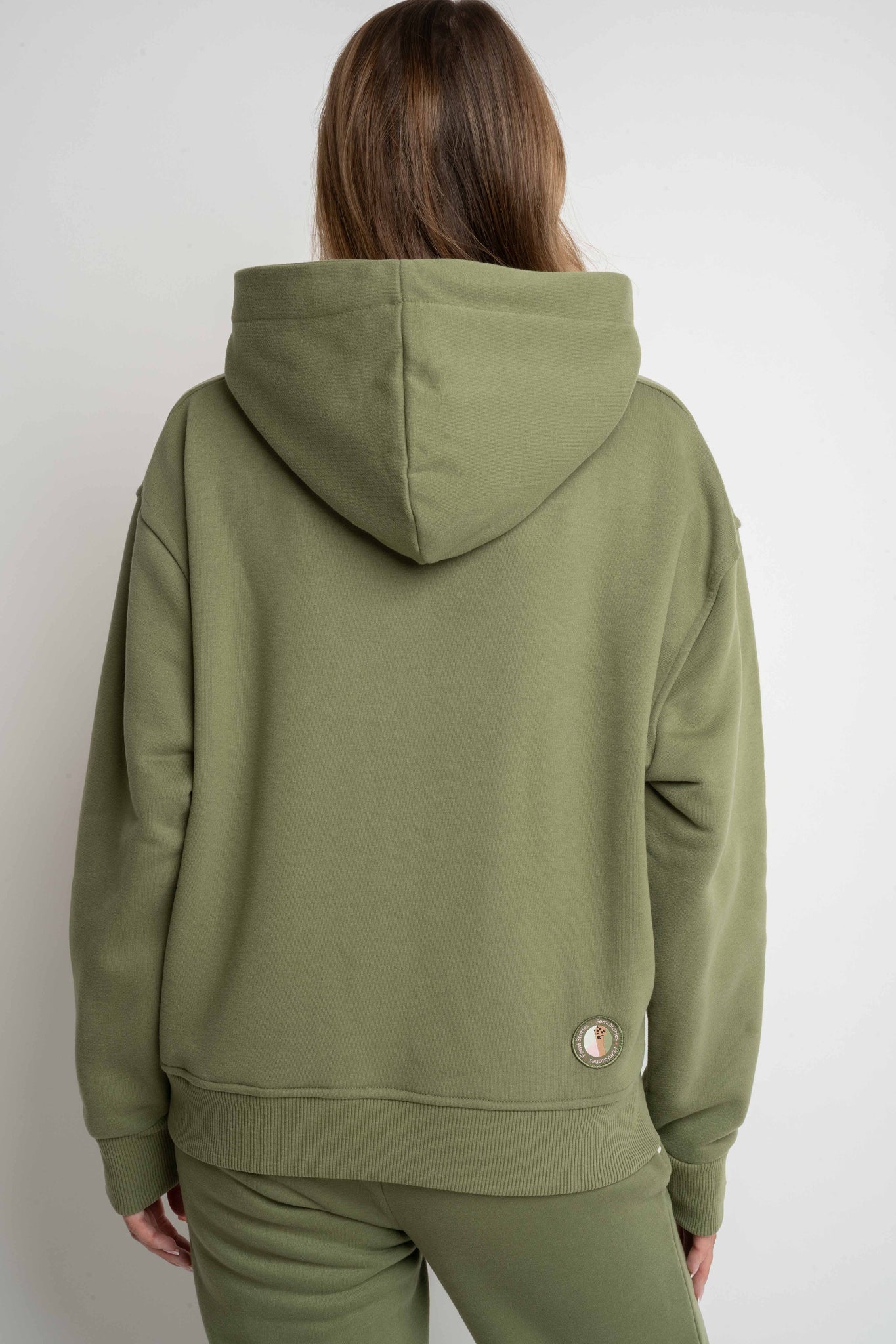 KHAKI HOODIE - AURENA