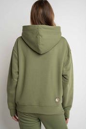 KHAKI HOODIE - AURENA