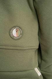 KHAKI HOODIE - AURENA
