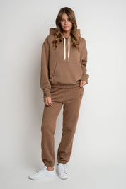 BROWN HOODIE - AURENA