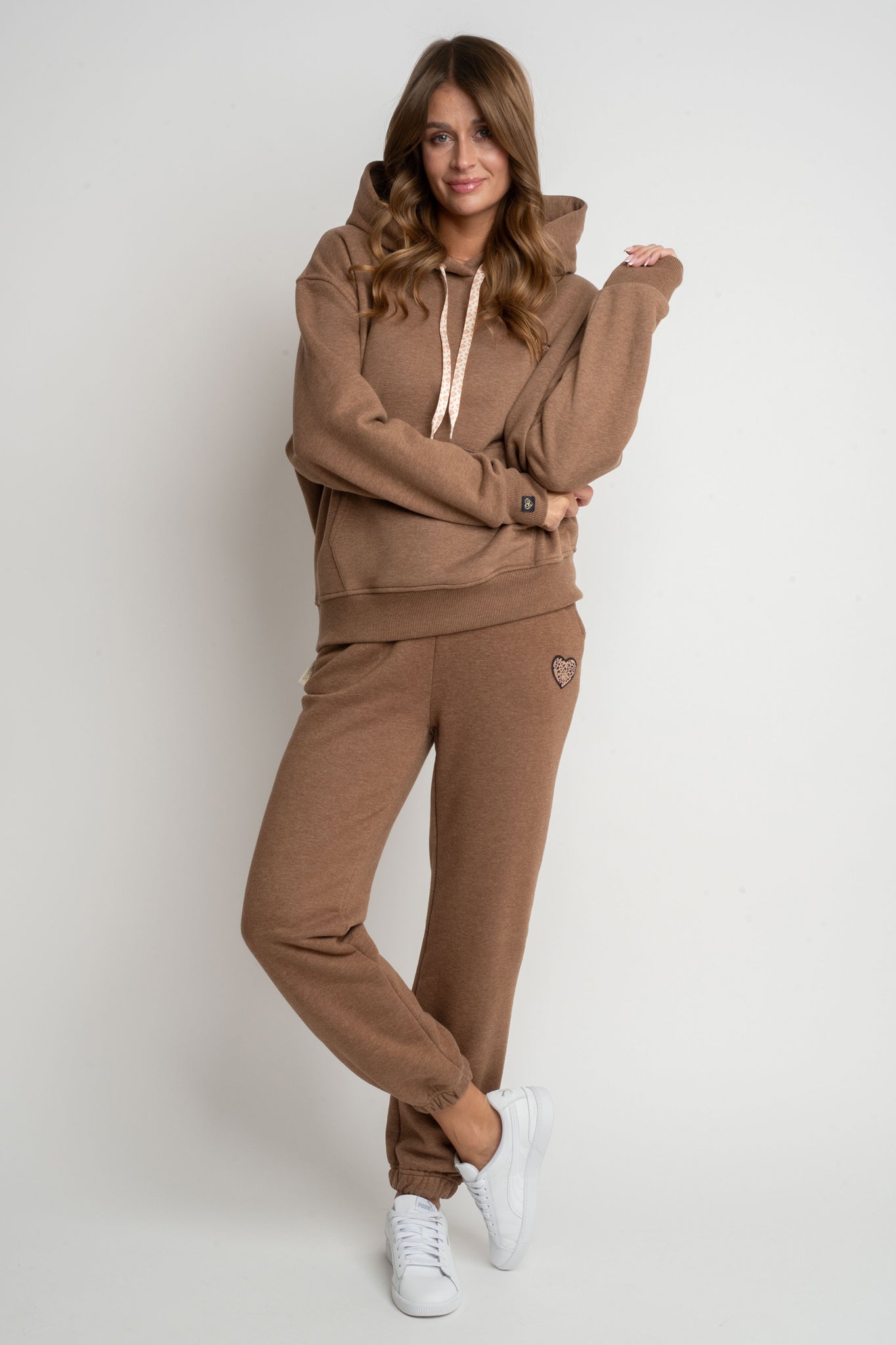 BROWN HOODIE - AURENA