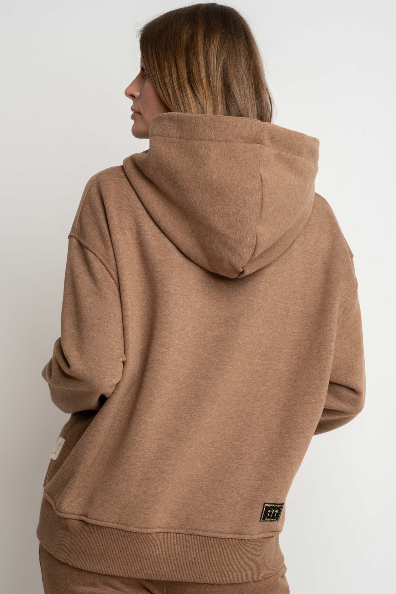 BROWN HOODIE - AURENA