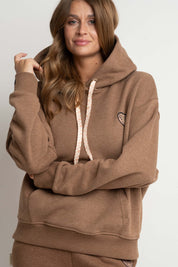 BROWN HOODIE - AURENA