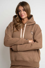 BROWN HOODIE - AURENA