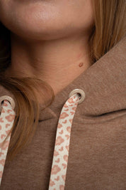 BROWN HOODIE - AURENA