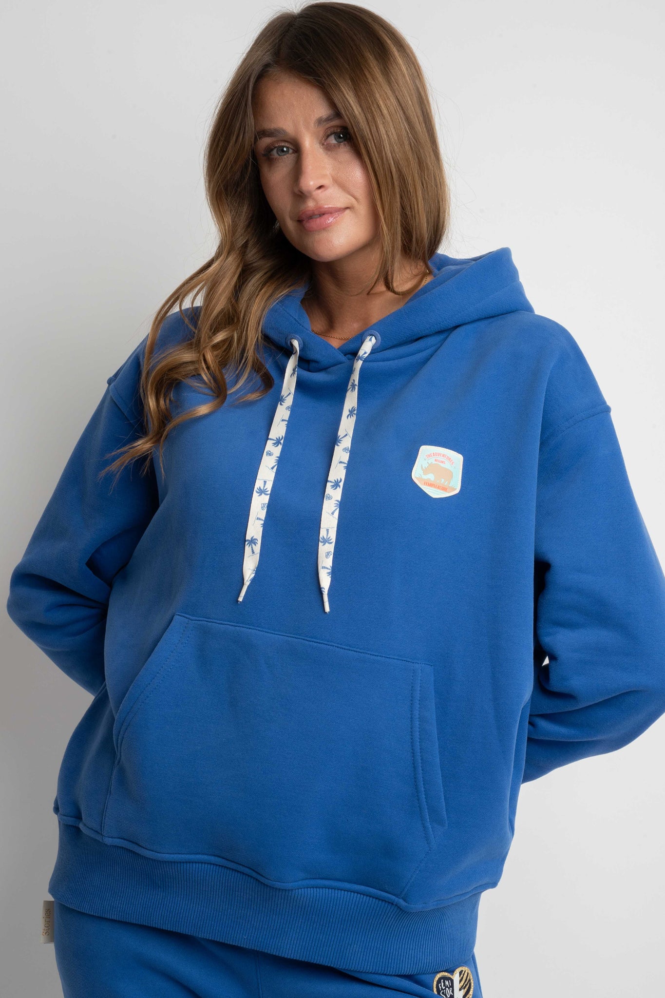 CORNFLOWER BLUE HOODIE - AURENA