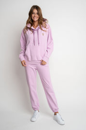 BLUZA Z KAPTUREM RÓŻOWA  - AURENA