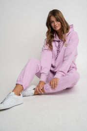 BLUZA Z KAPTUREM RÓŻOWA  - AURENA