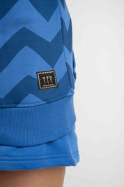 AZURE BLUE HOODIE - RUM