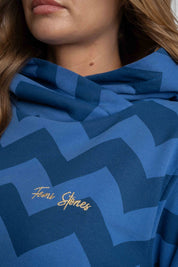 AZURE BLUE HOODIE - RUM