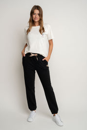 BLACK SWEATPANTS - HARUKA