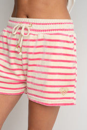 VELVET SHORTS NAVY BLUE WITH STRIPES - MOLOKAI