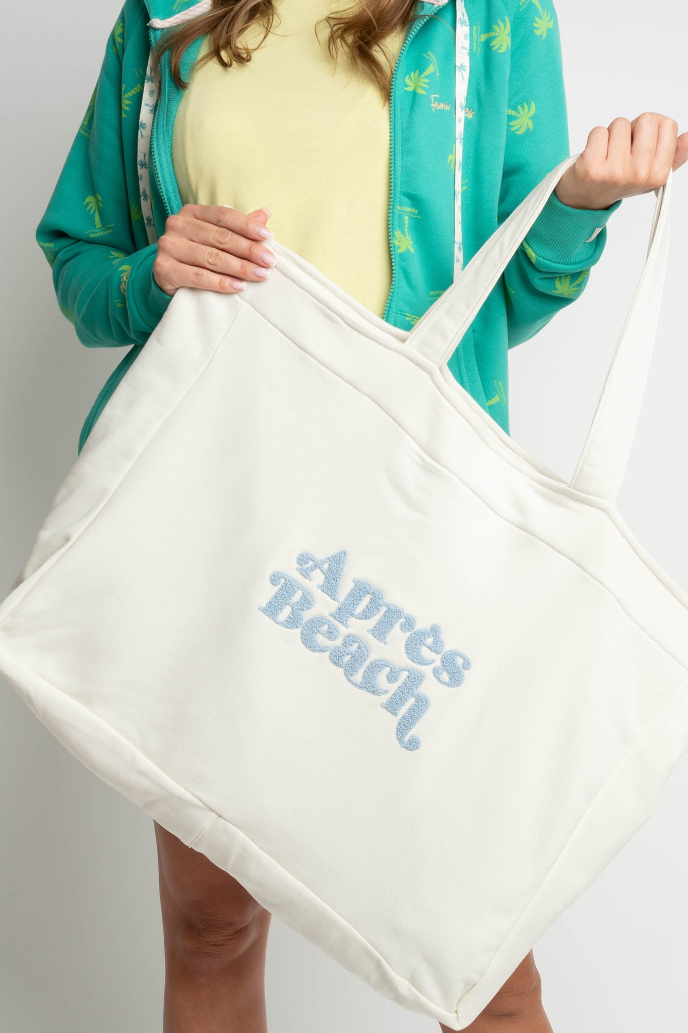 APRES BEACH SHOPPER BAG CREAM - BORA BORA