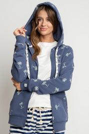 BLUZA Z KAPTUREM AMUR - NAVY