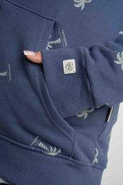 BLUZA Z KAPTUREM AMUR - NAVY