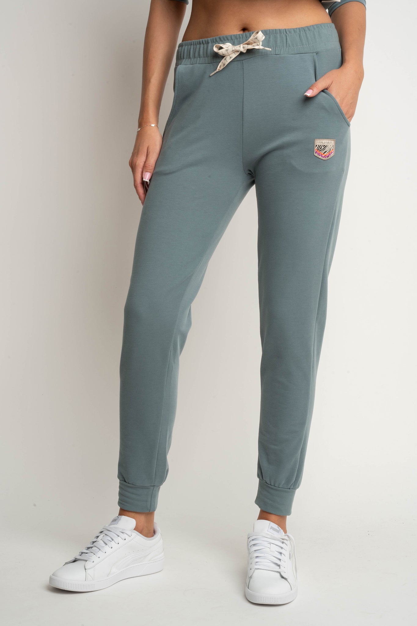 TURQUOISE SWEATPANTS - VANO