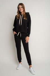 BLACK SWEATPANTS - VANO