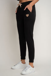 BLACK SWEATPANTS - VANO