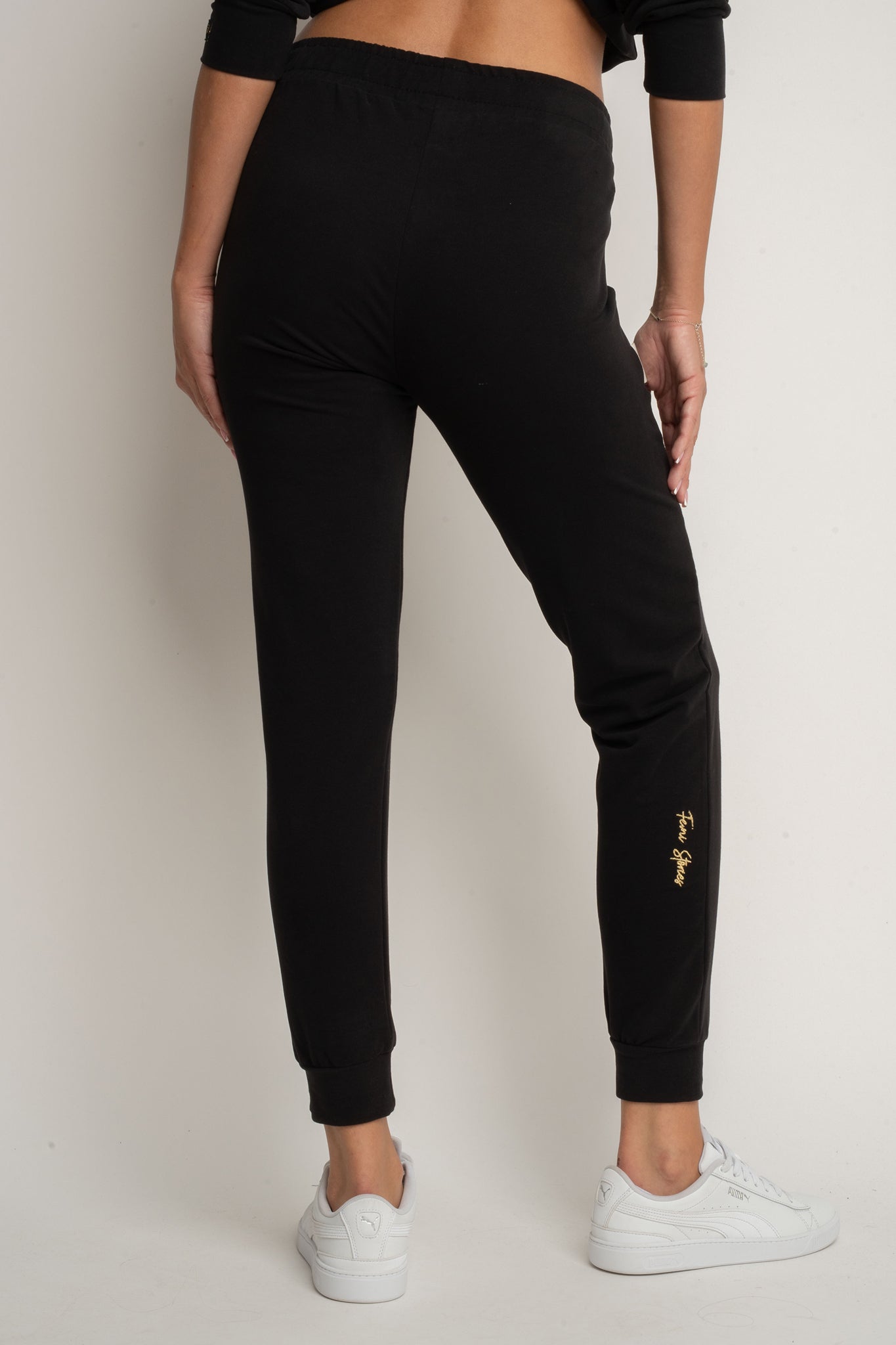 BLACK SWEATPANTS - VANO