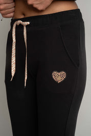 BLACK SWEATPANTS - VANO