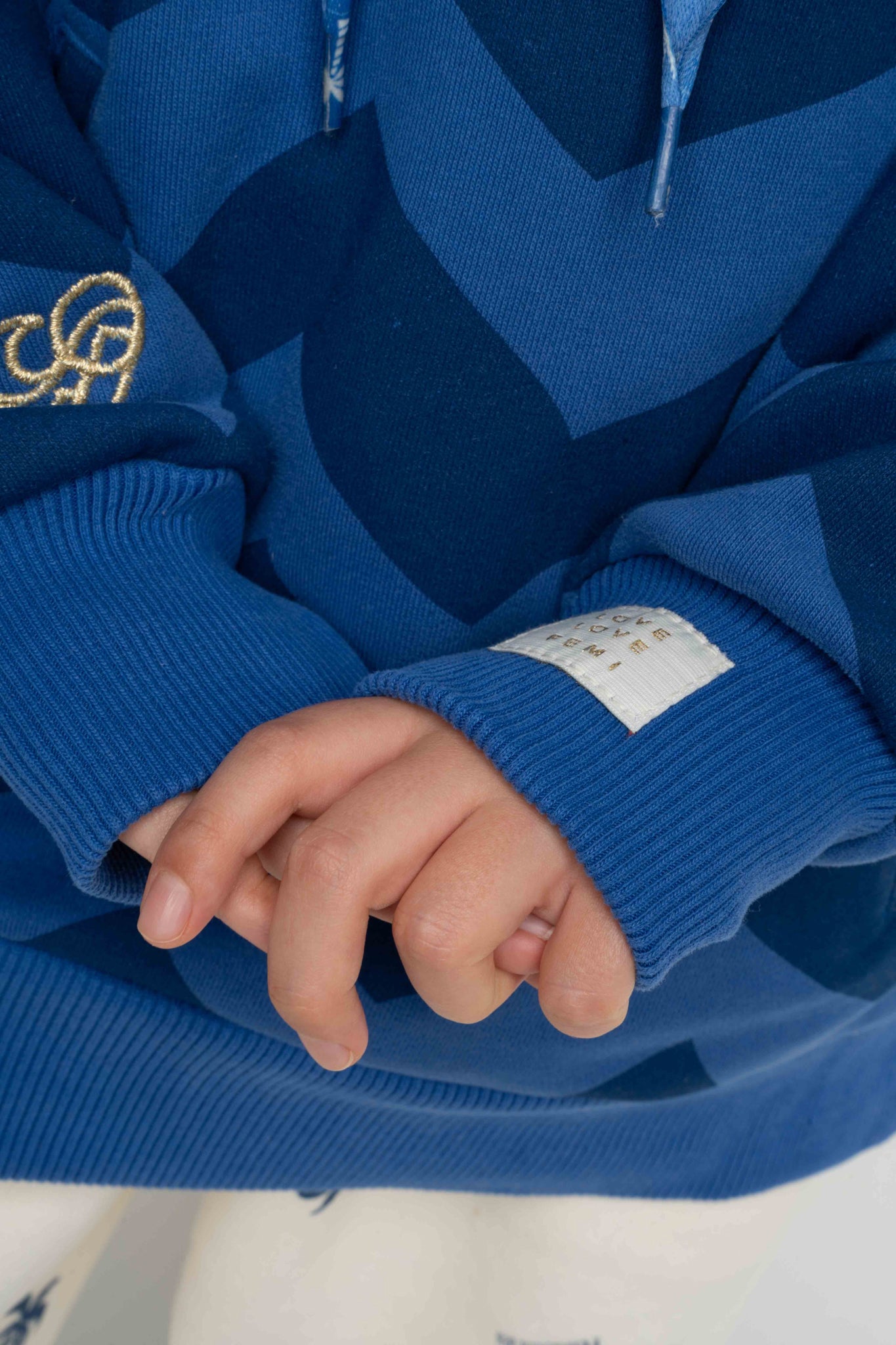 DZIECIĘCA BLUZA Z KAPTUREM CHABROWA - KENTA