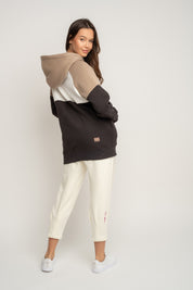 BLUZA Z KAPTUREM CZARNA - NEMOS