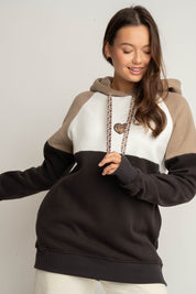 BLUZA Z KAPTUREM CZARNA - NEMOS