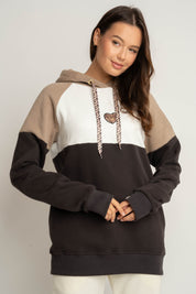 BLUZA Z KAPTUREM KHAKI - NEMOS