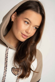 BLUZA Z KAPTUREM KHAKI - NEMOS