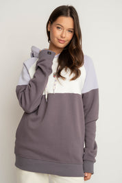 BLUZA Z KAPTUREM FIOLETOWA - NEMOS