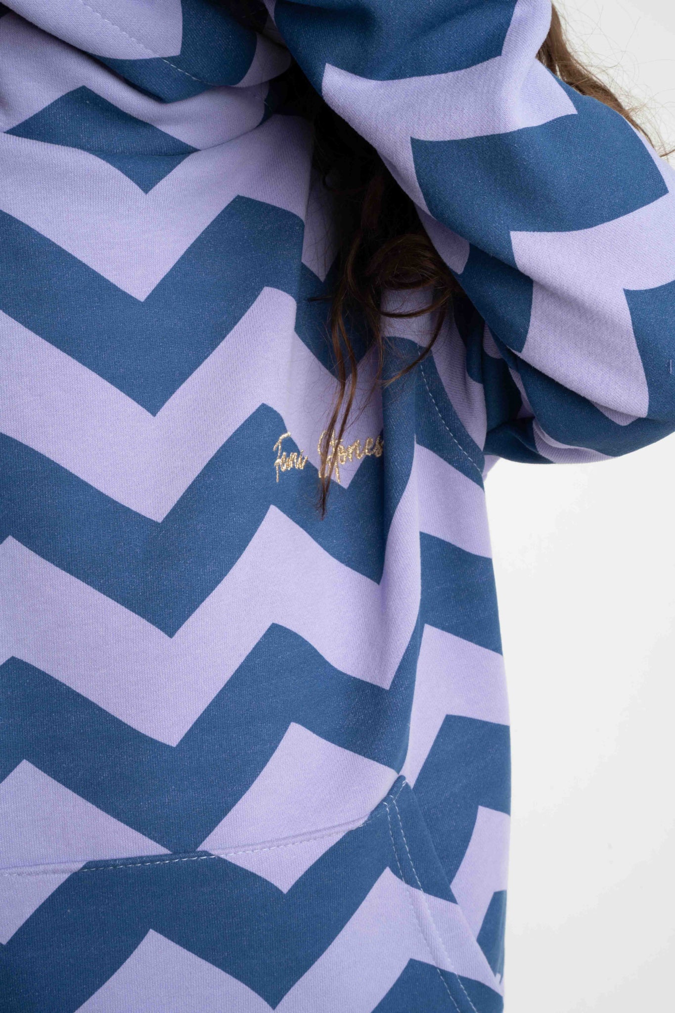 CHILDREN'S LAVENDER HOODED SWEATSHIRT - RUM
