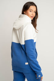 BLUZA Z KAPTUREM NIEBIESKA - KENTA