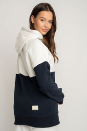 BLUZA Z KAPTUREM GRANATOWA - KENTA