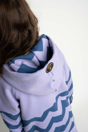 CHILDREN'S LAVENDER HOODED SWEATSHIRT - KENTA