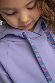 CHILDREN'S LAVENDER HOODED SWEATSHIRT - KENTA