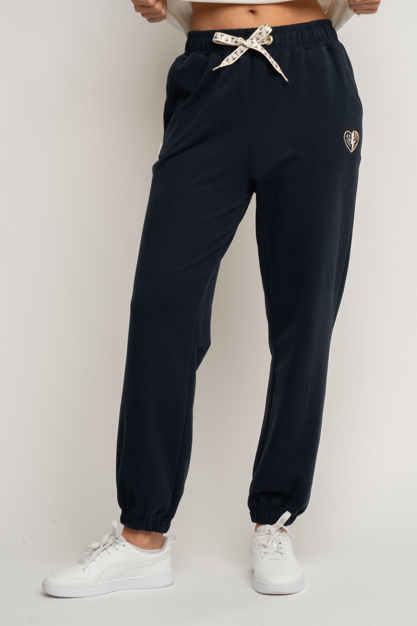 NAVY BLUE SWEATPANTS - HARUKA