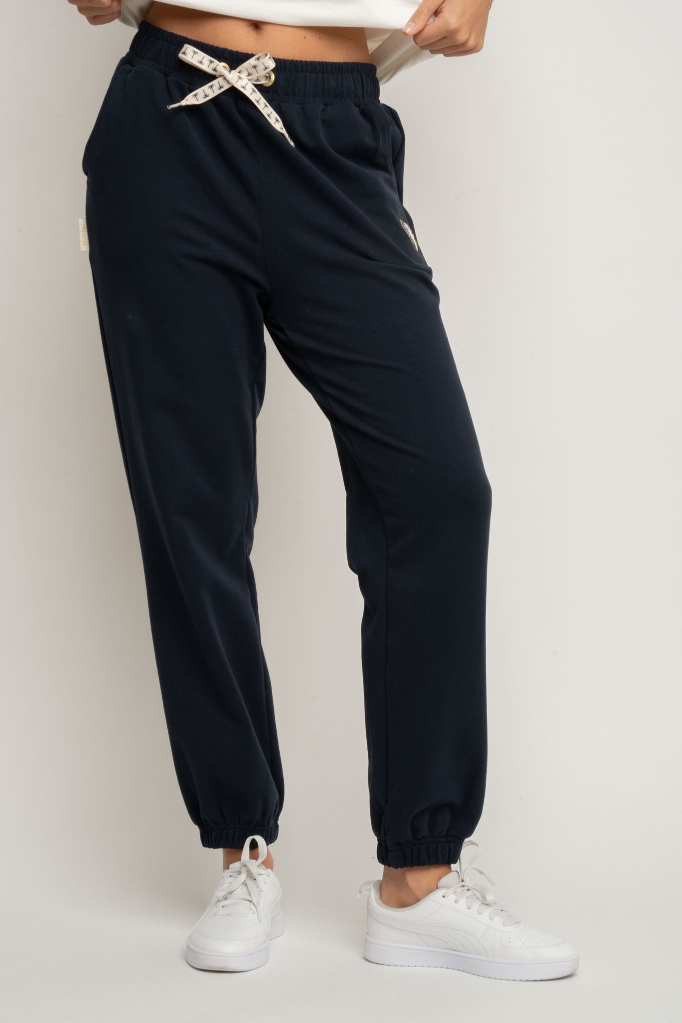 NAVY BLUE SWEATPANTS - HARUKA