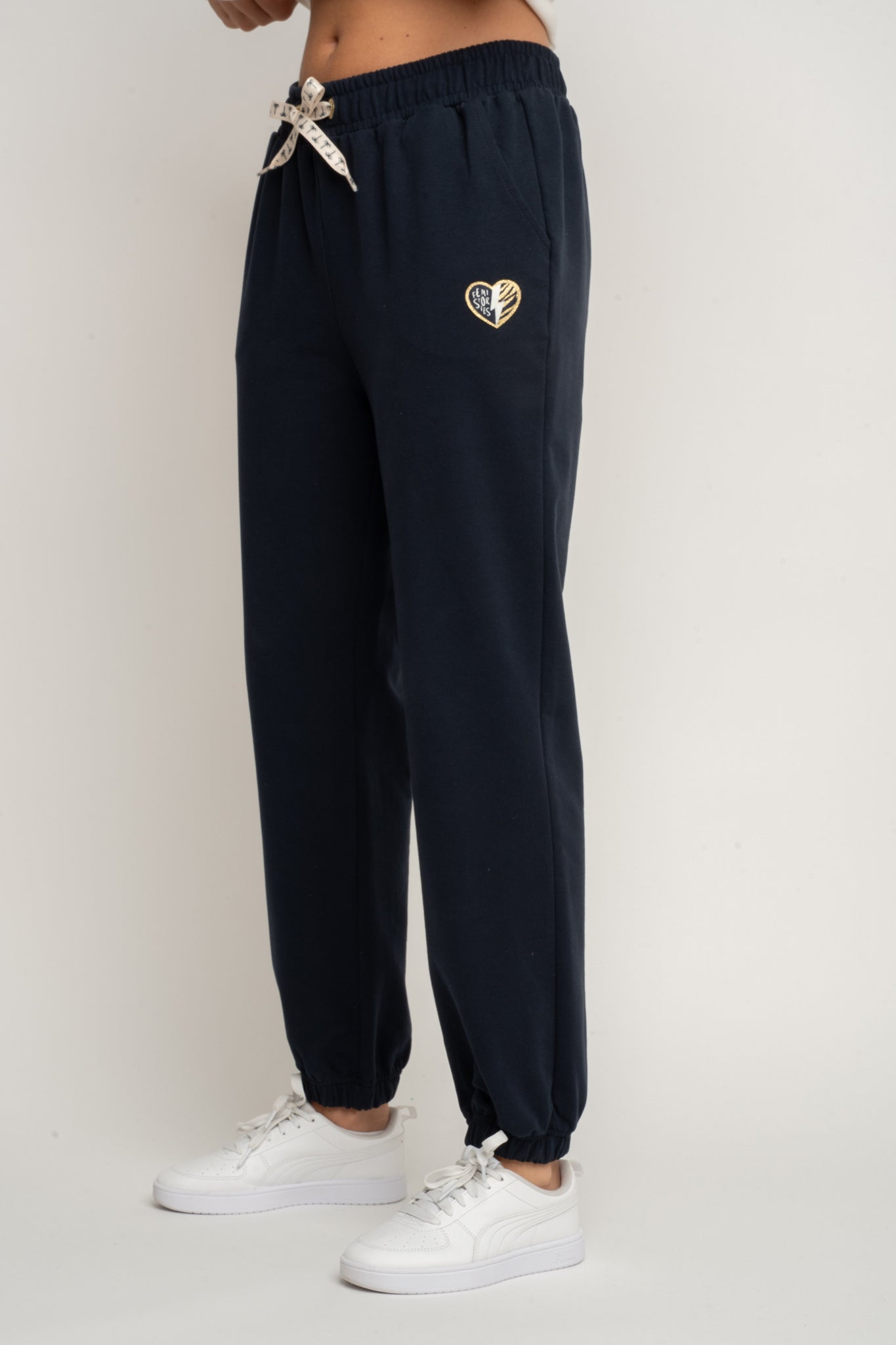 NAVY BLUE SWEATPANTS - HARUKA