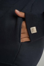 NAVY BLUE HOODIE - NEMOS