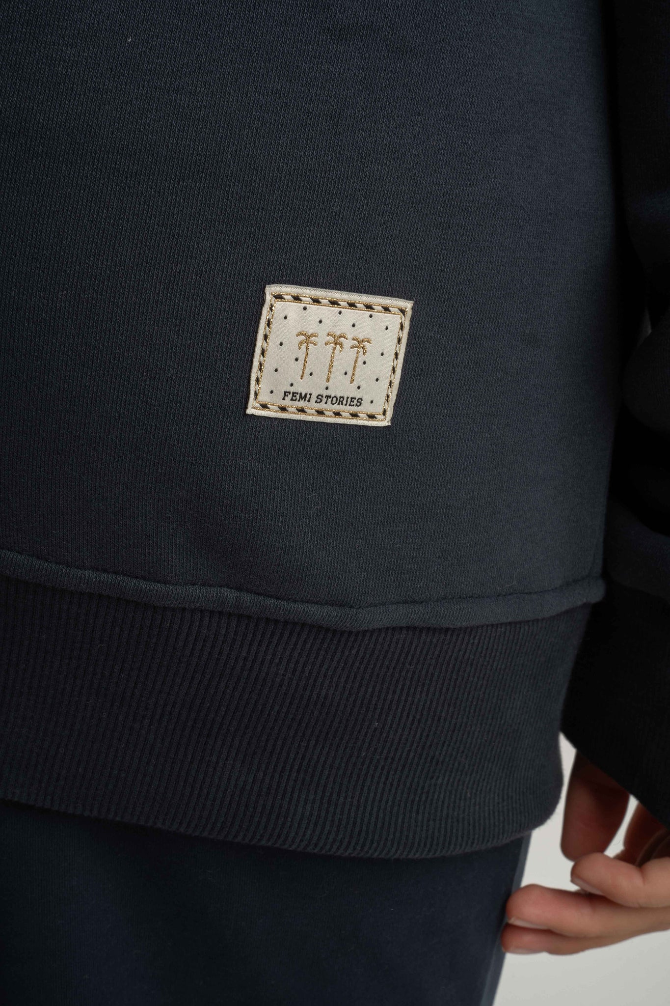 NAVY BLUE HOODIE - NEMOS