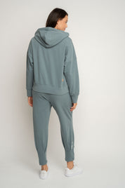 WOMEN'S TRACKSUITS WITH POCKETS AND TAPERED LEGS TURQUOISE - SUZIE