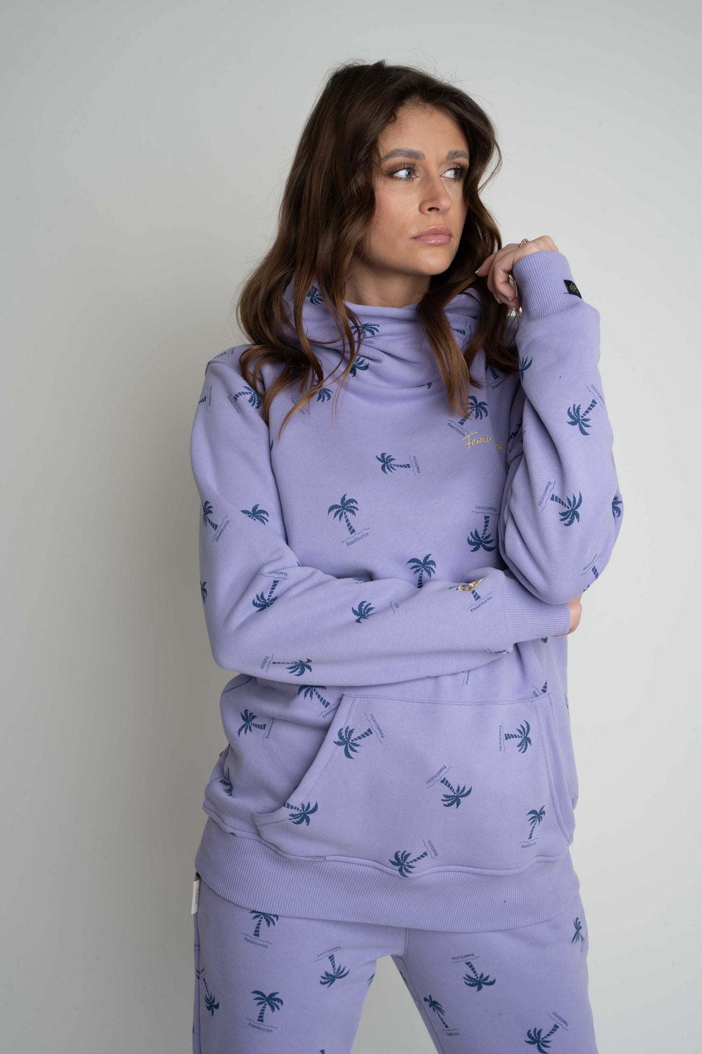 LAVENDER HOODIE - RUM