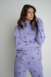 LAVENDER HOODIE - RUM