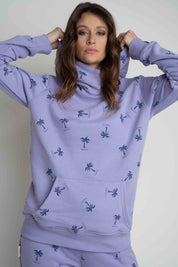 LAVENDER HOODIE - RUM