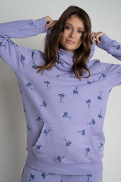 LAVENDER HOODIE - RUM