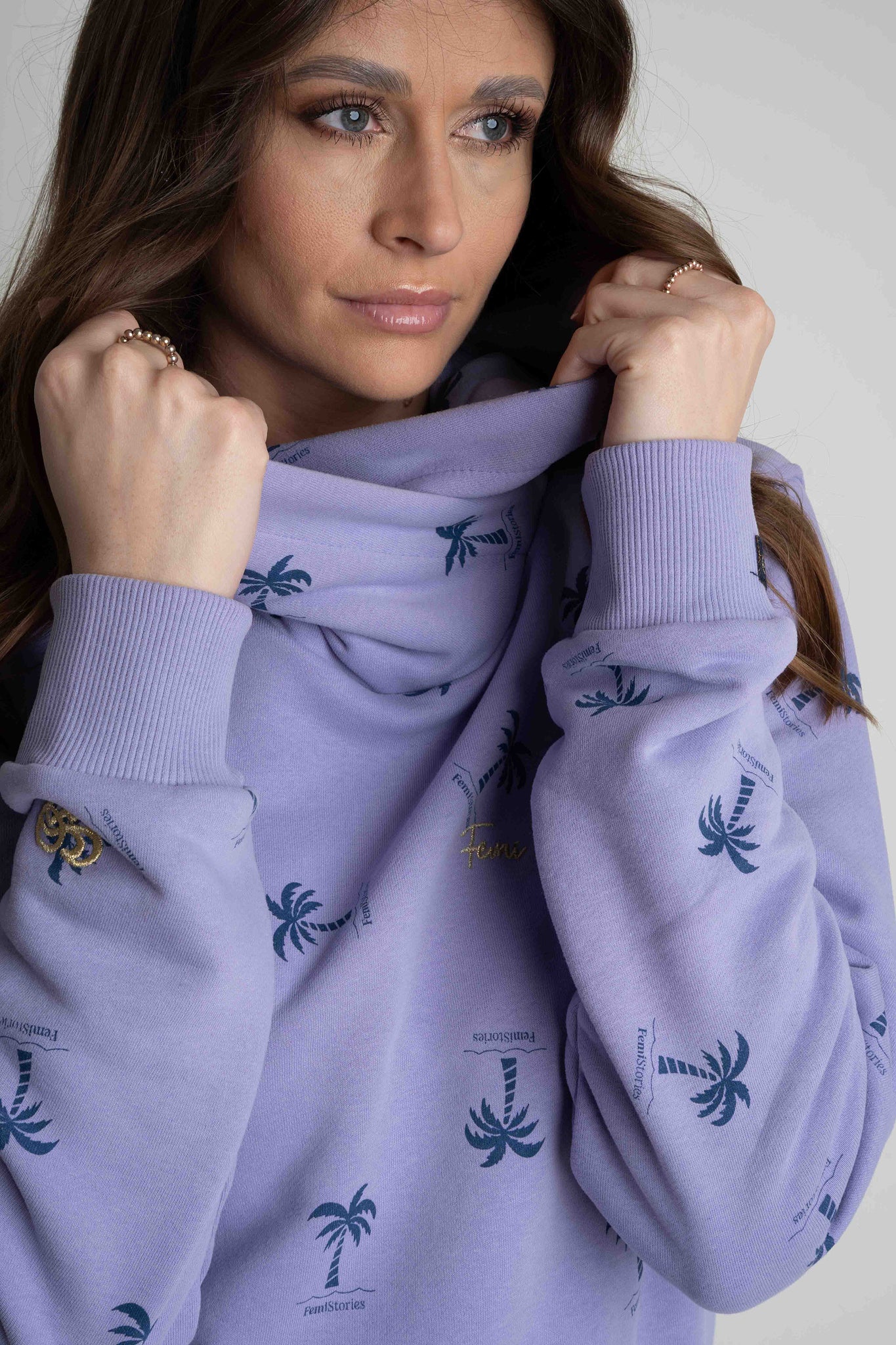 LAVENDER HOODIE - RUM
