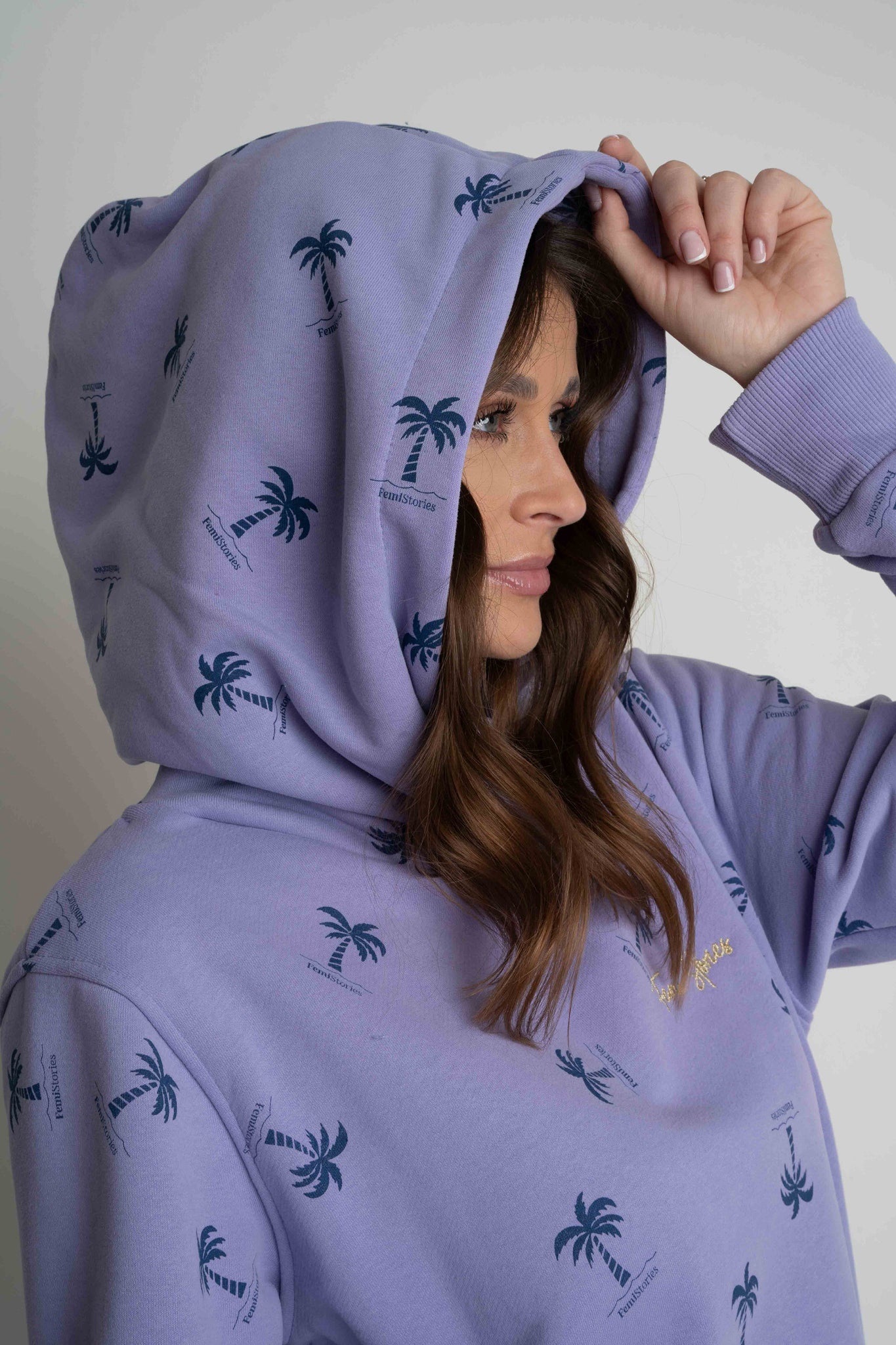 LAVENDER HOODIE - RUM