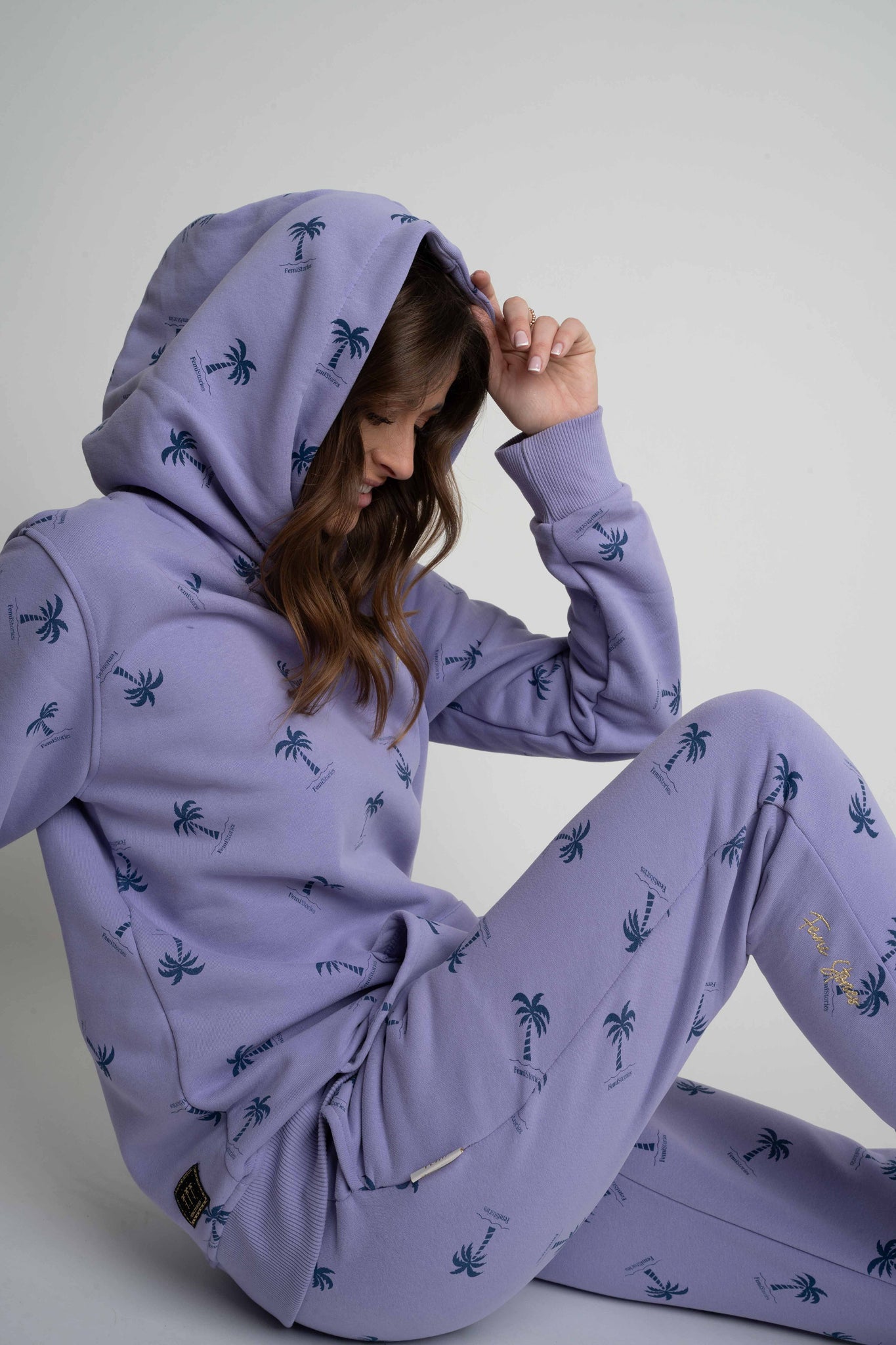 LAVENDER HOODIE - RUM
